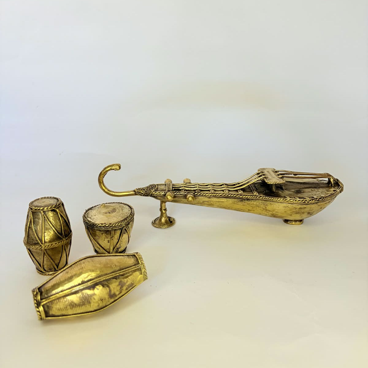 Dhokra Veena and Tabla Set