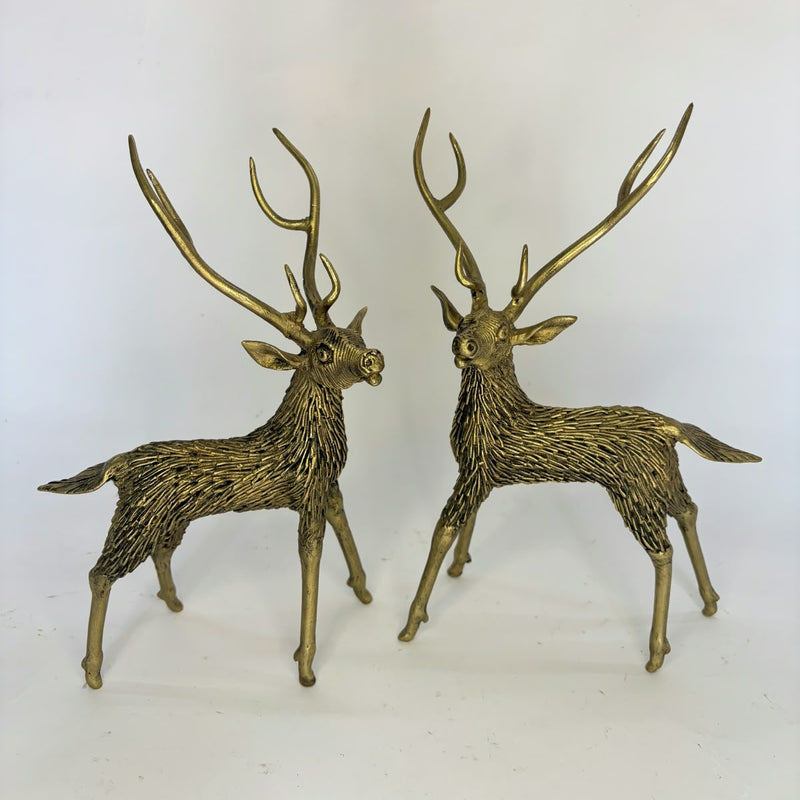 Dhokra Medium Threaded Deer