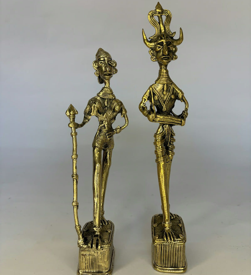 Dhokra Madia-Madin Dancing Pair