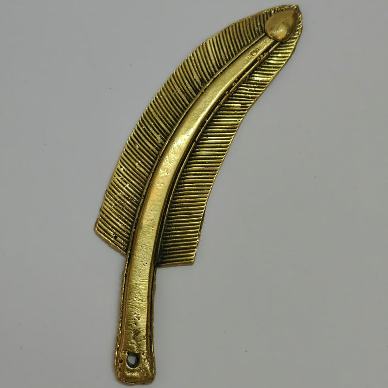 Dhokra Feather Bookmark – Handcrafted Brass Gift | Bastar Art